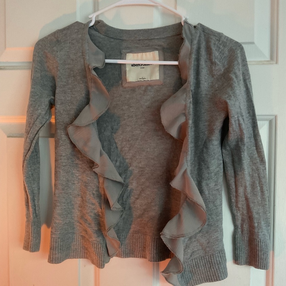 Abercrombie kids grey sweater